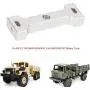 Woyisisi RC Rear Beam, RC Car Upgrade Parts Metal Rear Bumper Collision Beam Replacement for WPL Military Truck