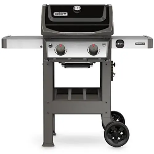 Weber 44010001 Spirit II E-210 2-Burner Liquid Propane Grill, Black Weber 44010001 Spirit II E-210 2-Burner Liquid Propane Grill, Black