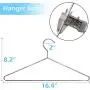 MISSLO 20 Pack Metal Hangers Heavy Duty Hangers for Clothes Closet Coat Clothing Suit Shirt, 16.4 Inch MISSLO 20 Pack Metal Hangers Heavy Duty Hangers for Clothes Closet Coat Clothing Suit Shirt, 16.4 Inch