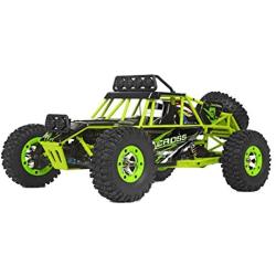ALEKO Off-Road High-Speed Rock Crawler RC Car with LED Lights - 1:12 Scale - Lime Green