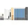 Brilliant Bee Professional Artist Sketch Kit, Graphite, Charcoal and More, 33 Total Pieces Brilliant Bee Professional Artist Sketch Kit, Graphite, Charcoal and More, 33 Total Pieces