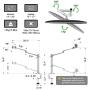 viozon Monitor and Laptop Mount, 2-in-1 Adjustable Dual Arm Desk Mounts Single Desk Arm Stand/Holder for 17 to 32 Inch LCD Computer Screens, Extra Tray Fits 12 to 17 inch Laptops (Silver)