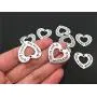 Yansanido Pack of 10 Alloy Silver You to The Moon Back Heart Shape DIY Antique Message Charms Pendant for Making Bracelet and Necklace (You to The Moon Back) Yansanido Pack of 10 Alloy Silver You to The Moon Back Heart Shape DIY Antique Message Charms Pendant for Making Bracelet and Necklace (You to The Moon Back)