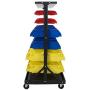 Erie Tools TLPB04 60 Parts Bin Storage Shelving with Locking Wheels for Shop Garage or Home Storage Erie Tools TLPB04 60 Parts Bin Storage Shelving with Locking Wheels for Shop Garage or Home Storage