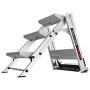 Little Giant Ladders, Safety Step, 3-Step, 3 foot, Step Stool, Aluminum, Type 1A, 300 lbs weight rating, (10310BA)