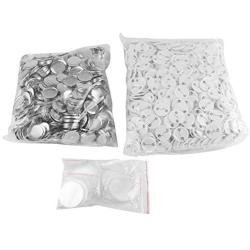 Badge Button Parts,1000 Sets of 1.26inch/32mm Blank Pin Badge Button Parts for Badge & Button Making Machine