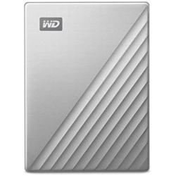 WD 2TB My Passport Ultra for Mac Silver Portable External Hard Drive, USB-C - WDBKYJ0020BSL-WESN