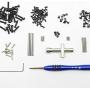freneci 316pcs Metal M2/M2.5/M3 Screws Bolt & Nuts Set with Hexagon Wrench Repair Tool Box Kit for Wltoys 1/14 144001 RC Cars