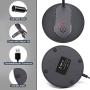 USB Desktop Microphone with Mute Button, Plug&Play Condenser, Computer, PC, Laptop, Mac, PS4 Mic LED Indicator -360 Gooseneck Design -Recording, YouTube, Gaming, Streaming (Omnidirectional-JV601)
