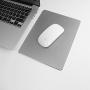 Metal Aluminum Mouse Pad Hard Mat Smooth Magic Ultra Thin Double Side Mouse Mat Waterproof Fast and Accurate Control for Gaming and Office(Small Gray 9.05X7.08 Inch) Metal Aluminum Mouse Pad Hard Mat Smooth Magic Ultra Thin Double Side Mouse Mat Waterproof Fast and Accurate Control for Gaming and Office(Small Gray 9.05X7.08 Inch)