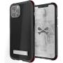 Ghostek Covert Clear Compatible with iPhone 12 Mini Case Silicone Metal Kickstand Compatible with MagSafe and Wireless Charging Slim Thin Grip Phone Cases for 2020 iPhone 12 Mini 5G (5.4 Inch) (Smoke)