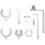 Lamp Shade Harp Bracket 6-10 inch Adjustable Holder Support and 3/8 inch Standard Saddle/E12/E26 Light Base UNO Fitter Adapter Converter Finial Set Parts, Tall 6 7 8 9 10 inch for Spider Shade Lamp Shade Harp Bracket 6-10 inch Adjustable Holder Support and 3/8 inch Standard Saddle/E12/E26 Light Base UNO Fitter Adapter Converter Finial Set Parts, Tall 6 7 8 9 10 inch for Spider Shade