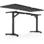 EUREKA ERGONOMIC Gaming Desk Captain Series Home Office Computer Gaming Desk Mouse Pad New Polygon Legs Design (47 inch, Black) EUREKA ERGONOMIC Gaming Desk Captain Series Home Office Computer Gaming Desk Mouse Pad New Polygon Legs Design (47 inch, Black)