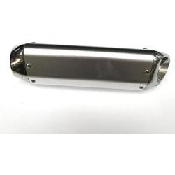 NEW! High Performance Exhaust System Muffler for GY6 50cc-400cc 4 Stroke Scooters ATV Go Kart (Silver)