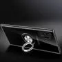 Galaxy Note 10+ Plus/5G Case, Anti Scratch Soft TPU Clear Case with 360 Degree Rotation Finger Ring Kickstand [Work with Magnetic Car Mount] for Samsung Galaxy Note 10+ Plus,Clear