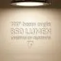 TORCHSTAR Premium 6 Inch Slim Panel Downlight with J-Box, 13.5W Dimmable Ultra-Thin LED Recessed Light, 4000K Cool White, 850lm, ETL & Energy Star, 5-Year Warranty, Oil Rubbed Bronze, Pack of 6