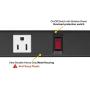 Opentron OT16063 Heavy Duty Metal Surge Protector Power Strip with Mounting Parts 6 White Outlets 3 Feet Power Cord