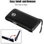 Moto Z3 Case, Moto Z3 Play Case Bumper Moto Mods Compatible Luxury Aluminum Metal Shockproof Case (Black)