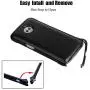 Moto Z3 Case, Moto Z3 Play Case Bumper Moto Mods Compatible Luxury Aluminum Metal Shockproof Case (Black)