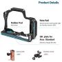 SmallRig Cage for Canon EOS M50 and M5 with Integrated Grip and Quick Release NATO Rail(Upgrade Version) 2168B SmallRig Cage for Canon EOS M50 and M5 with Integrated Grip and Quick Release NATO Rail(Upgrade Version) 2168B