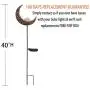 Homeimpro Garden Solar Lights Pathway Outdoor Moon Crackle Glass Globe Stake Metal Lights,Waterproof Warm White LED for Lawn,Patio or Courtyard (Bronze) Homeimpro Garden Solar Lights Pathway Outdoor Moon Crackle Glass Globe Stake Metal Lights,Waterproof Warm White LED for Lawn,Patio or Courtyard (Bronze)
