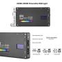 Boling BL-P1 12W RGB Full Color Dimmable 2500-8500K On-Camera Led Video Light with OLED Screen, 360° Support System