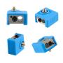 3D Printer Heater Block Silicone Cover, Aokin MK7 MK8 MK9 Silicone Sock for MK7/8/9 3D Printer Hotend Extruder, Creality CR-10, S4, S5, Ender 3, Anet A8, Blue, 3 Pcs