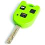 STAUBER Best Key Shell Replacement for Lexus - HYQ1512V, HYQ12BBT - NO Locksmith Required Using Your Old Key and chip! - Green