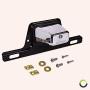 Trailer LED License Plate Light [Bracket Mount] [DOT FMVSS 108] [SAE L] [Chrome-Finish] [Waterproof] [12V DC] License Tag Lights for UTV ATV Trailer Truck RV Boat