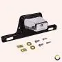 Trailer LED License Plate Light [Bracket Mount] [DOT FMVSS 108] [SAE L] [Chrome-Finish] [Waterproof] [12V DC] License Tag Lights for UTV ATV Trailer Truck RV Boat