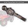 Dilwe RC Truck CVD Axle, Metal RC Front/Rear CVD Axle for Traxxas Slash 4X4 1/10 Truck Remote Control Car Component Replacement Part Accessory(Front-Gray Black )