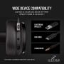 Corsair Virtuoso RGB Wireless Gaming Headset - High-Fidelity 7.1 Surround Sound w/Broadcast Quality Microphone - Memory Foam Earcups - 20 Hour Battery Life - Works with PC, PS5, PS4 – Carbon