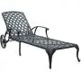 HOMEFUN Chaise Lounge Outdoor Chair with Beige Cushion, Aluminum Pool Side Sun Lounges with Wheels Adjustable Reclining, Patio Furniture Set, Pack of 1(Antique Bronze) HOMEFUN Chaise Lounge Outdoor Chair with Beige Cushion, Aluminum Pool Side Sun Lounges with Wheels Adjustable Reclining, Patio Furniture Set, Pack of 1(Antique Bronze)