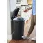 Rubbermaid Step-On Lid Trash Can for Home, Kitchen, and Bathroom Garbage, 13 Gallon, Black Rubbermaid Step-On Lid Trash Can for Home, Kitchen, and Bathroom Garbage, 13 Gallon, Black