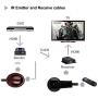 HDMI Extender with Loop-Out Local Display, 1080P Transmission up to 196ft/60m Over Single Cat6/6a/7/8 Ethernet Cable with IR Blaster and Receiver Cables (LKV372pro)