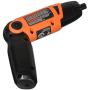 BLACK+DECKER Cordless Screwdriver with Pivoting Handle, 3.6V (Li2000)