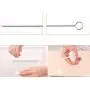 Huouo 8 PCS Drink Straw Cleaning Brush Kit Nylon Skinny Pipe Tube Cleaner Set of 2 Sizes