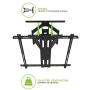 Kanto PDX700 Full Motion TV Wall Mount for 42-inch to 100-inch TVs | Supports up to 150 lbs (68 kg) | Swivel up to 90° | Tilt +15°/-3° | Black