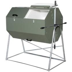 Jora JK 400 Compost Tumbler - Holds up to 106 Gallons, Made with Galvanized and Powder-Coated Steel for The Best composting Experience. Durable Insulated Dual Chamber composter