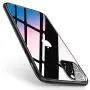 TORRAS Diamonds Clear Compatible for iPhone 11 Pro Case, Slim Fit Thin Shockproof Hard PC Back & Soft TPU Bumper Cover Compatible for iPhone 11 Pro Cases, Matte Black