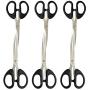 6 inch Scissors Comfort-Grip Handles Small Sewing Scissor,Sharp Office Pointed Scissors 6-pack 5'' Black Perfect for Cutting Paper