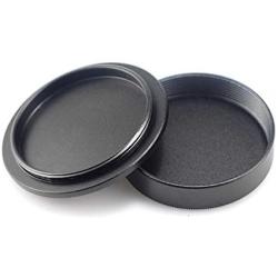 Camera Body and Rear Lens caps,Compatible with M42 (42mm) Screw Mount Camera Rear Lens and Body Cap Cover Set,（Material: Metal Space Aluminum）