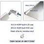 Utheer 7540 7539 Grill Parts Flavor Bars 24.5 Inch for Weber Genesis 300 Series E-310 E-320 S-310 S-320 ESP-310 ESP-320 EP/CEP-310 & 320 (with Side Control), 16 GA Stainless Steel Heat Plate
