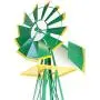 XtremepowerUS 8FT Green Metal Windmill Yard Garden Wind Mill XtremepowerUS 8FT Green Metal Windmill Yard Garden Wind Mill