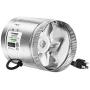 VIVOSUN 6 inch Inline Duct Fan 240 CFM, HVAC Exhaust Intake Fan, Low Noise & Extra Long 5.5 Grounded Power Cord