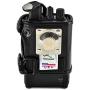 Turtleback Case Made for Unication G1 Voice Pager Fire Radio Phone Black Leather Fitted Case with Heavy Duty Ratcheting Removable Metal Belt Clip
