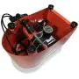 HTTMT- 350W 110V Electric Pottery Wheel Ceramic Machine 25CM Work Clay Art Craft DIY [P/N:ET-TOOL002-350-Red]