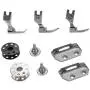 Akozon Sewing Machine Accessories 27pcs, Multifunction Presser Foot Spare Parts Accessories for Sewing Industrial Flat Bed Regular Spare Parts Tool Set Akozon Sewing Machine Accessories 27pcs, Multifunction Presser Foot Spare Parts Accessories for Sewing Industrial Flat Bed Regular Spare Parts Tool Set