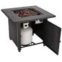 Endless Summer 30'' Outdoor Propane Gas Rock Top Fire Pit (Lava Rocks)