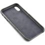 Dockem Wallet Case for iPhone X/XS: Built-in Metal Plate for Magnetic Mounting & 2 Credit Card Holders, 5.8'' Exec M2 Synthetic Leather (Grey)